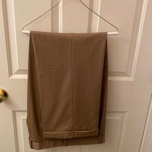 Alan Flusser Tan/Beige Dress Pants